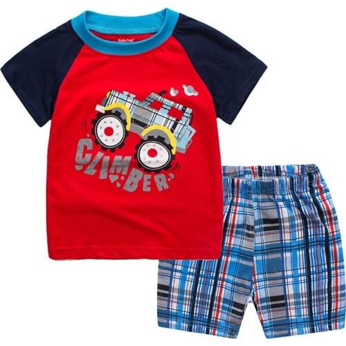 Childrens Clothing Summer Sets Sleepwear Clothes Kids Boys and Girls Pajamas Set Baby Girls Pijamas Cars Pyjamas