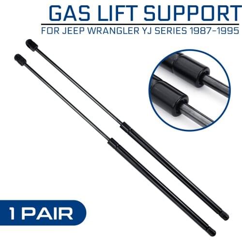 For Jeep Wrangler YJ Series 1987 1988 1989-1995 YJ 644MM Rear Window Glass Gas Spring Shock Lift Struts Support Rod Arm Bar