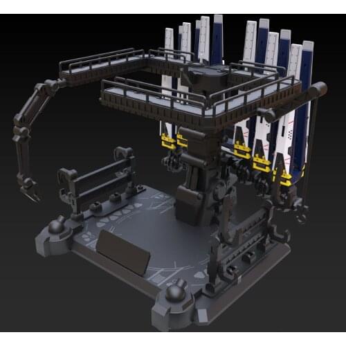 FLS-S model HANGAR garage base for HG RG 1/144 RX-93 V Nu common used DX013