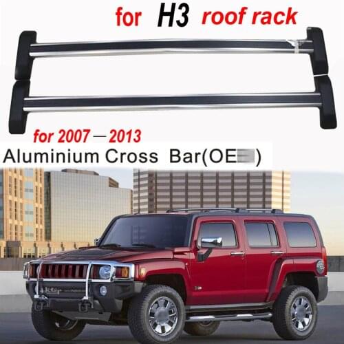 Horizontal Luggage bar roof rack roof rail cross nar for Hummer H3 2007-2013.original model.best aluminum alloy.never rust
