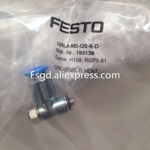 GRLA-M5-QS-6-D 193139 FESTO one-way throttle valve original authentic