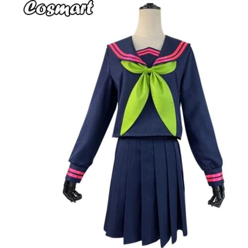 Anime Demon Slayer Kimetsu no Yaiba Kamado Nezuko Sailor Suit Uniform Cosplay Costume Full Set Halloween Suit for Women