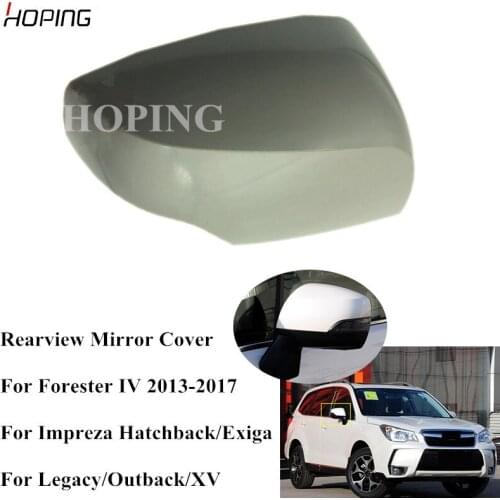 Hoping Outer Rearview Side Mirror Cover Cap Shell Housing For Lagecy Outback For Forester XV 2012 2013 2014-2017 For SUBARU