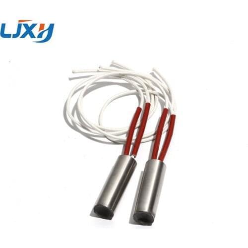 LJXH 2PCS 8mm 30~70mm Single-End Heating Tube Cartridge Heater Cylindrical 304SUS 110/220/380V 70/100/130/150/180W Electric Part