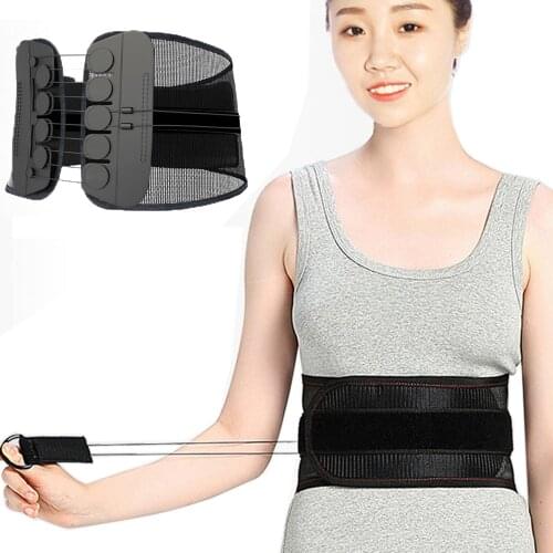 New Design Medical Support Orthopedic Posture Corrector Brace Lower Back Lumbar Support Corset Double Pull Neoprene Fitness Belt