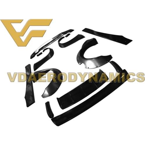 Suitable For 08-11 Audi A5 2Dr VAD-B Fiberglass Widebody Full Lip Body Kit with Fender Flares