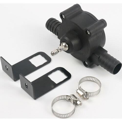 Portable Electric Drill Pump Self Priming Transfer Pumps Oil Fluid Water Pump 8mm Round Shank Heavy Duty Self-Priming Hand