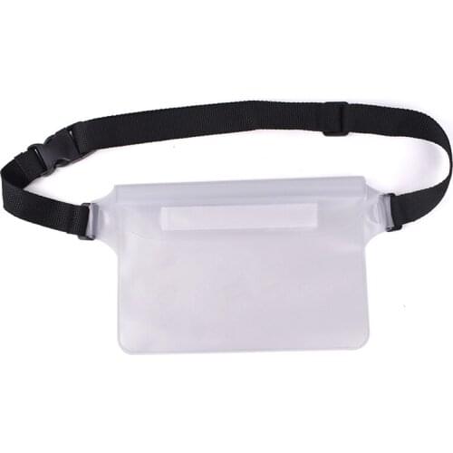 PVC Phone Swim Drifting Phone Waterproof Phone Waist Bag Outdoor Sports Storage Belt Bag Women Beach Seal Fanny Pack