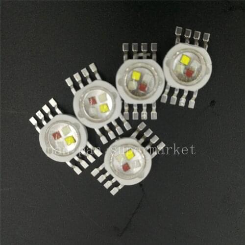 RGB RGBW RGBWY RGBWYV High Power LED Chip 3W 4W 15W 18W Colorful DIY molding LED Stage lights Source 4pin 6pin 8pin 10pin 12pin