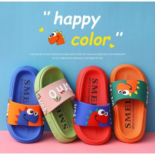 Childrens slippers summer kids' slippers Anti-slip indoor slippers with thick soles bathroom slippers boy and girl household