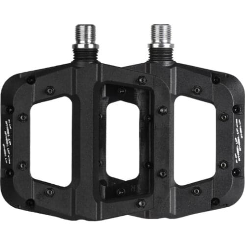 1 Pair Bicycle Pedals MTB Road Bike Nylon Fiber Ultralight Pedals 3 Bearings Non-Slip Foot Platform Professional Cycling Parts