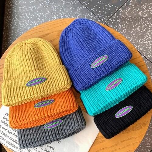 Japanese Knit Hat Female Autumn Winter Korean Students Outdoors Sport Ear Protection Warm Cone Top Hat Lovers Woolen Cap Hood