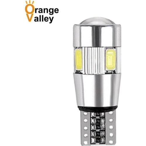 100Pcs High Quality T10 W5W 194 168 6 LED 5630 SMD Canbus Error Free Car Auto Parking Light Bulb Lamp DC12V Ice Blue