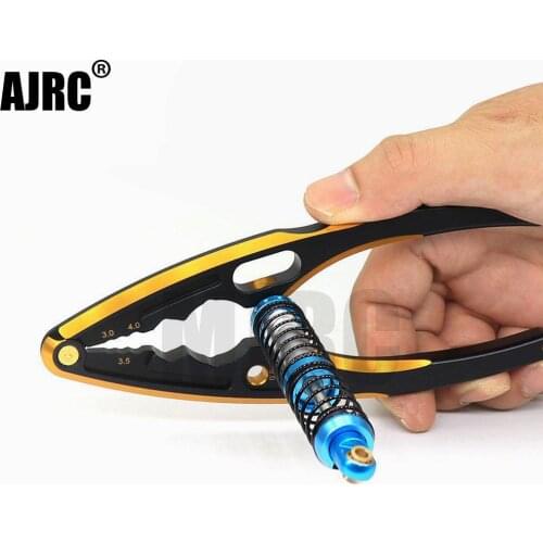 AJRC Remote control model car tool Metal multi-function shock absorber pliers Rod ball head clamp Shock absorber clip