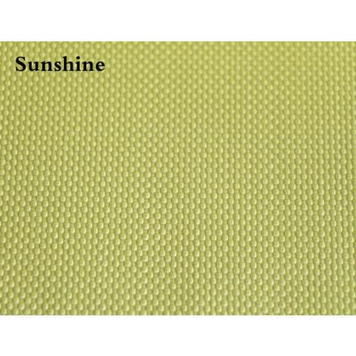 Aramid Fiber Cloth Plain Weave Fabric 400gsm 0.4 Thickness Yellow Cloth For Bulletproof Products High Strength