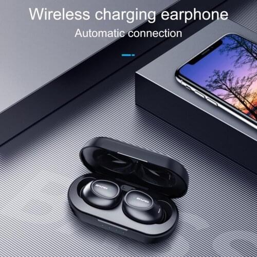 Bluetooth 5.0 HiFi Stereo Earphone Long Standby One-button Manipulation Auto Connect Wireless Charging Audio Binaural Headphone