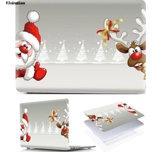 For Macbook Air 11 A1465 A1370, Macbook Air 13 For Huawei Matebook 13, Matebook D15/ D14 2020 Unique Santa Claus Laptop PC Case