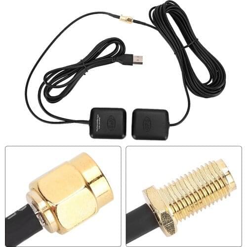Dropshipping GPS Antenna ANT-1573 Car GPS Signal Amplifier Aerial Antenna Auto Navigation Receiver Antennas Adhesive Tape