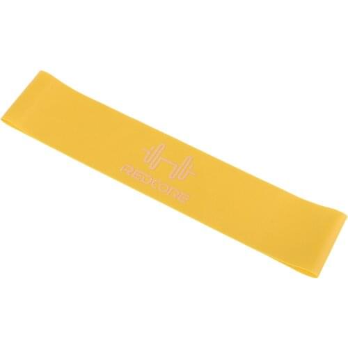 Resistance Bands Exercise Band Loop Workout Stretch Equipment Yellow 1.3mm