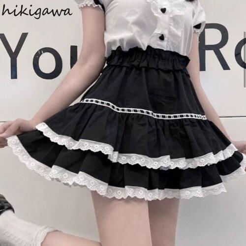 Женские юбки с высокой талией HIKIGAWA China At AliExpress