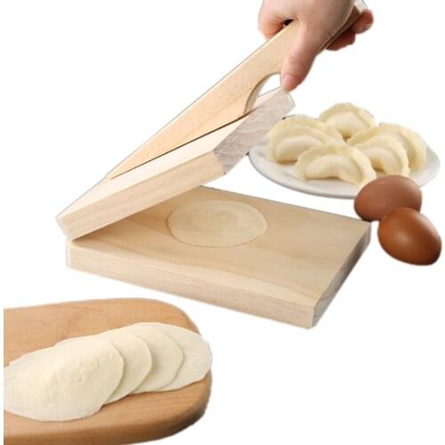 Dough Pressing Tool Dough Presser Wooden Dumpling Skin Dough Presser Household Baking Pastry Tool