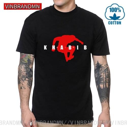 Hot Sale Boxing T Shirt Air Khabib Nurmagomedov T-Shirt Men 2020 Fashionable Brand Tshirt 100% Cotton Printed Round Neck Clothes