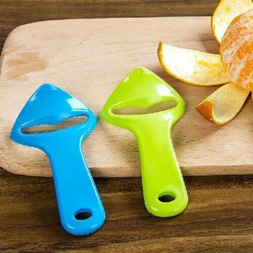 Multi-functional Plastic Orange Peel Candy Color Orange Lemon Peeler Kitchen Small Tool Portable Fruit Stripper Orange Device