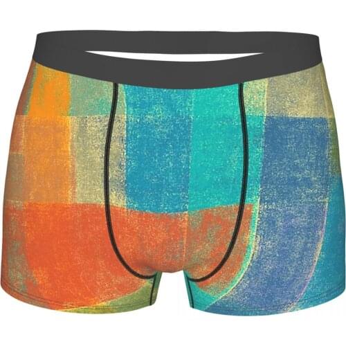 Mens Panties Colors Pattern Men Boxer Underwear Cotton for Male Contra Run and Gun Game Large Size Lot Soft