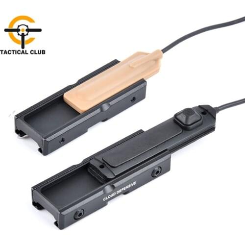 WADSN Tactical CNC Pocket Panel for PEQ-15 LA5C Stream light Protac Switch Pressure Pad Hunting Scout Light Switch Rat Tail Slot