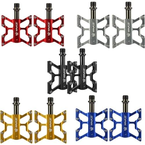 WAKE Bicycle Pedal Non-Slip Aluminum Alloy 3 Bearing Bike Pedals Mountain Road Bike Cycling Accessories