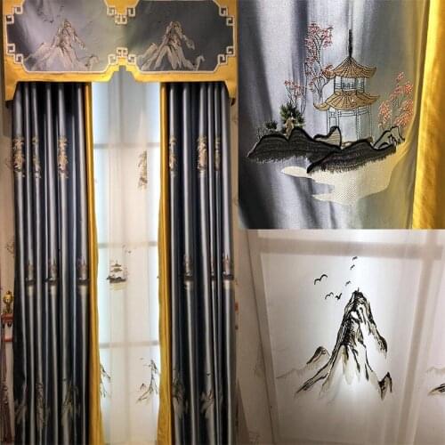 Sheer Curtains Window Tulle Curtains for Living Room Bedroom Kitchen Voile Embroidered Curtains Fabric Drapes Decorations