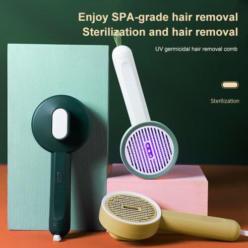 Pet Sterilization Comb Cat Floating Brush Dog Comb Hair Cleaner Needle Comb Cat Artifact High-density Round Needle Teeth