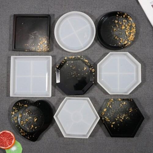 DIY handmade Ceramic Planter Clay Pot Silicone Mold Tea Coaster Silicone Mold Home Decoration Craft Making Flower Pot Mold