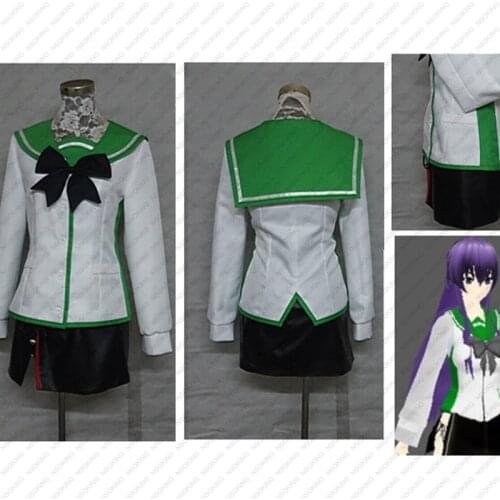 High school OF THE DEAD Busujima Saeko Cosplay costume customized