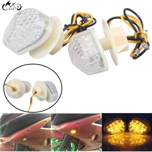 LED Turn Signals Indicator Light For Yamaha YZF R1 1998-2013 YZF R6S 2006-2010 YZF R6 1999-2013 FZ1S FAZER 1000 2001-2005 06-10