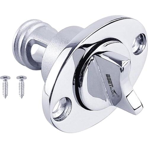 Universal 25mm Stainless Steel 316 Boat Drain Plug for 1'' Hole Screw Thread