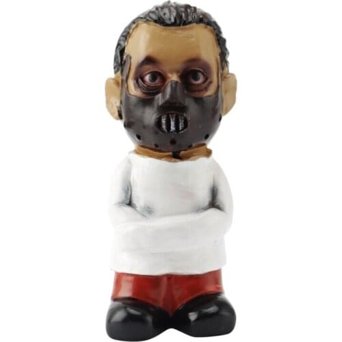 Horror Movie Garden Gnomes Decor For Home Patio Yard Or Lawn, Spooky Undead Halloween Sculpture For Outdoor Garden