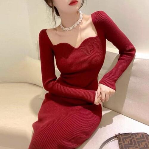ZCWXM Fashionable Knitted Dresses
