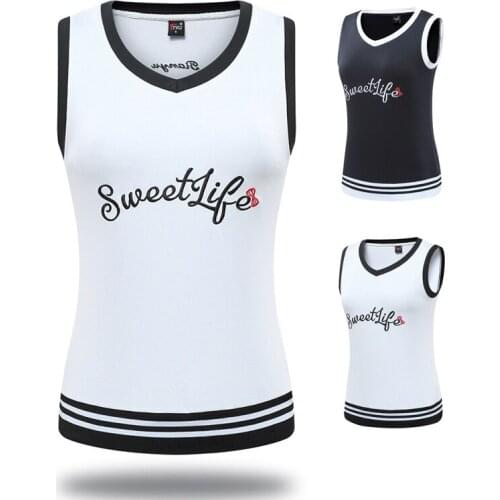 Women Fitness Golf Vest Winter Autumn Ladies V Neck Slim Warm Shirt Autumn Winter Sleeveless Vest Windproof Golf Apparels D1045