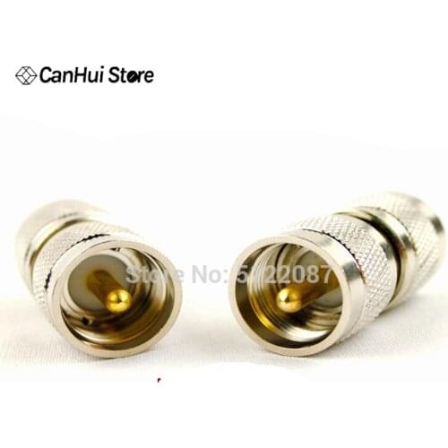 1PCS High quality UHF PL259 Male to UHF PL-259 Male Plug RF Coaxial Adapter Electronic Wire Connector