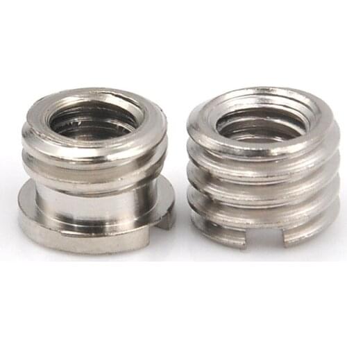 5pcs Convert Screw Adapter of Female 1/4 to Male 3/8 for Tripod Monopod Ballhead Camera DSLR SLR Accessories Top Quality