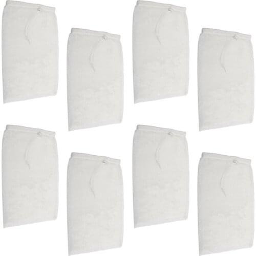 8x Reusable Tank Filter Blanket Filtration Bag Sump Filter 20x35cm Bag