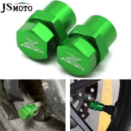 For KAWASAKI Z800 z 800 All Year CNC Aluminum Motorcycle Accessories Wheel Tire Valve Stem Caps Airtight Covers With LOGO