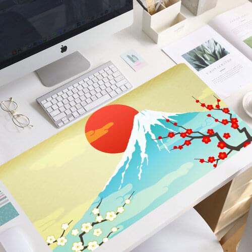 Flower Pad Large Gaming Mouse Pad Floral Mousepad Gamer 900x400 Rubber Keyboard Mats Desk Pad Mat Table non-skid laptop mousepad