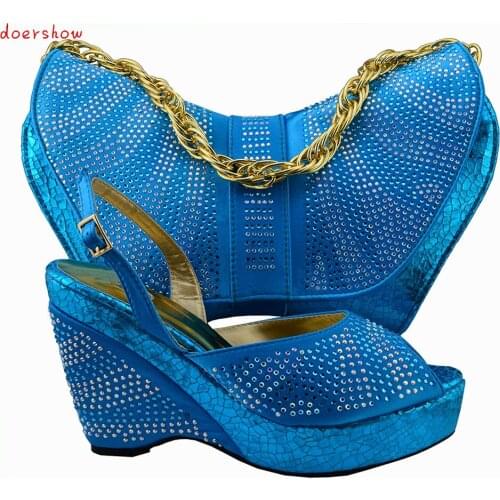 Doershow doershow Size 38-43 African matching shoes and bags italian in womens pumps HQJ1-26