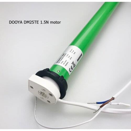 Dooya tubular motor DM25TE 1.5n work with wifi Alexa 433MHZ 100V-240V fit for 38mm tube electric motorized roller shutter