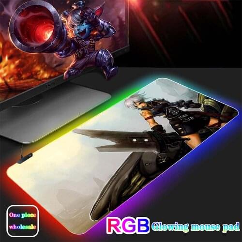 Ffvii Soldier First Class Gaming Mouse Pad Computer Pad Table Mat Gaming Accessories Mouse Pad Rgb LED Computer Mouse Pad CSGO
