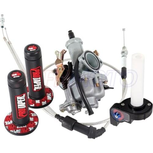 PZ30 30mm Carburetor Accelerating Pump Racing 200cc 250cc For Keihin ABM IRBIS TTR 250 With Dual Throttle Cable Length 131cm