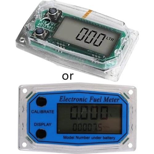 Gas Fuel Flowmeter Digital Turbine Flow Meter Display Chip Digital LCD Display
