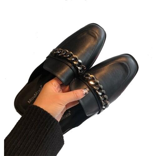 Spring Autumn Ladies Platform Slippers Designer Outdoor Mules Elegant Female Travel Sandals Leisure Flat Snug Shoes Brand Mules